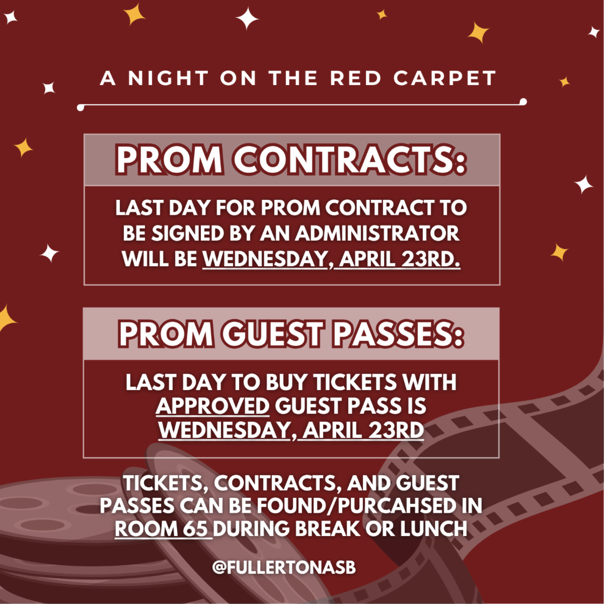 PROM Contracts Info.